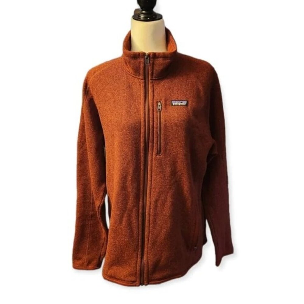 Patagonia Mens Better Sweater Jacket Barn Red Sz Large